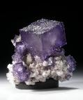fluorite crystals on matrix